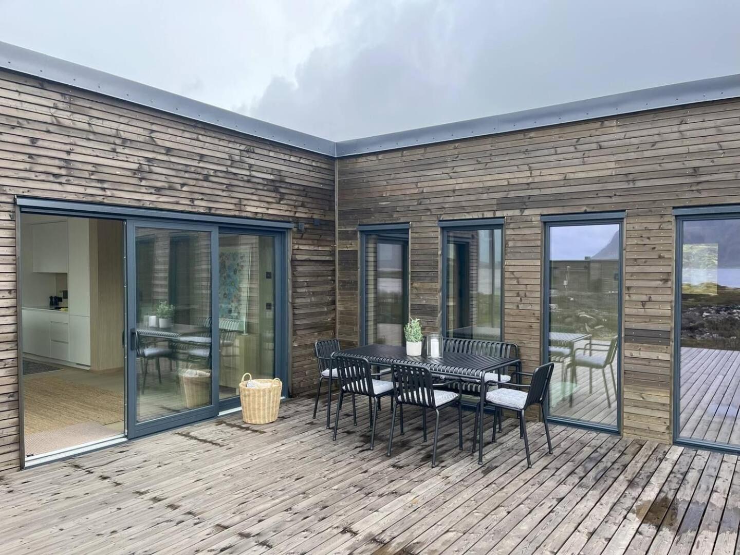 Luksushytte Med Jacuzzi, Summer&Winter Retreat Lyngværet 外观 照片